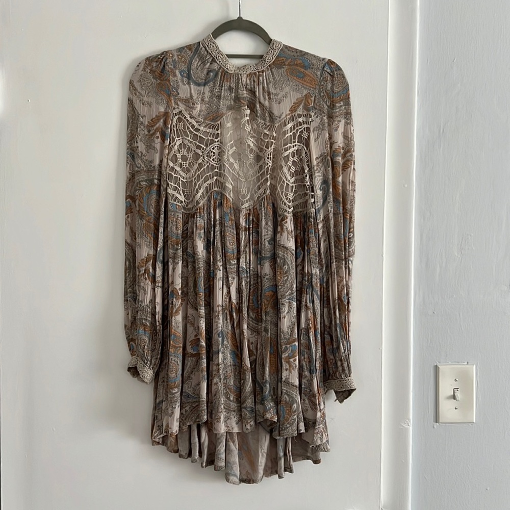 Free people flowy top/mini dress
